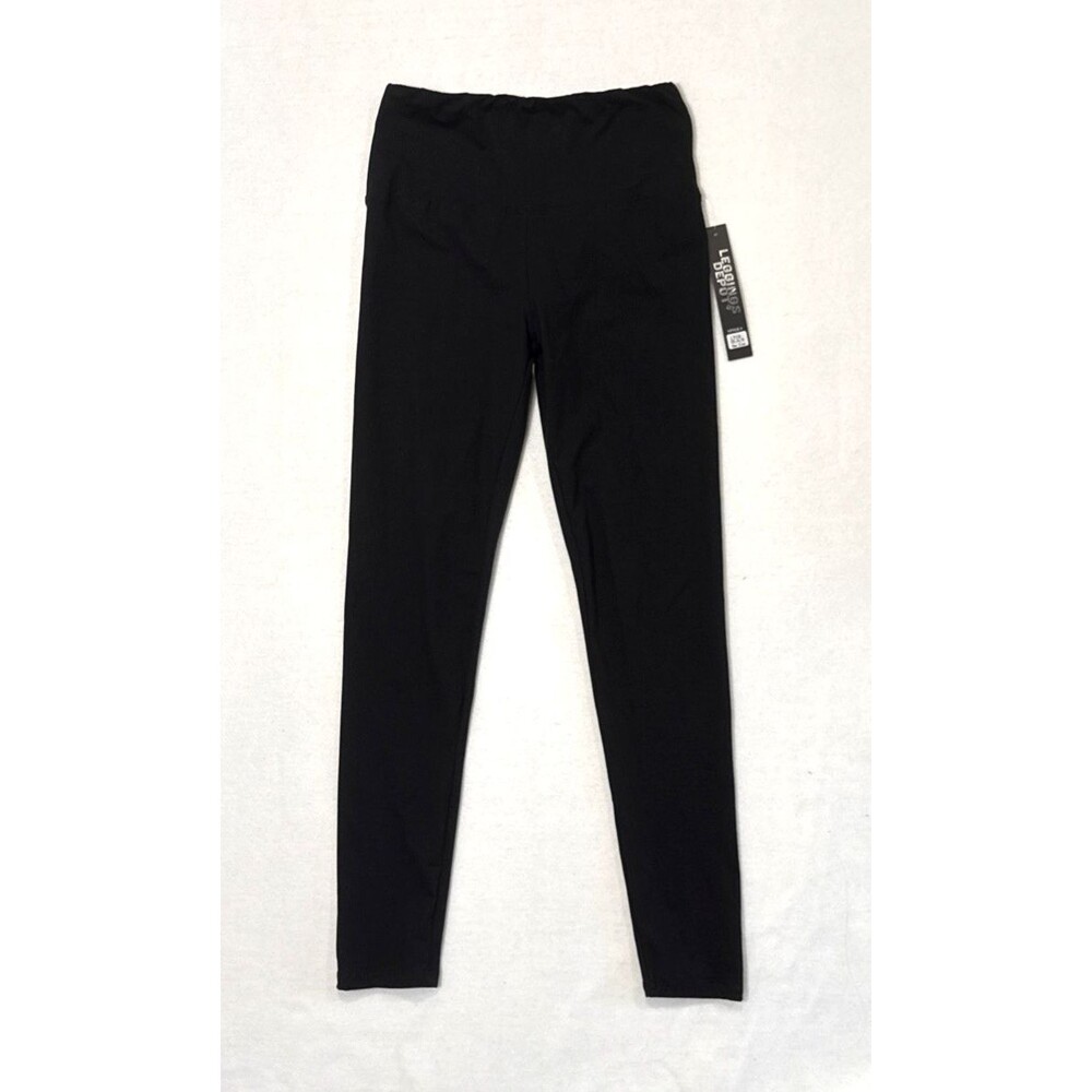 Leggings Depot NWT Black High Waist Leggings OS Stretch Buttery Soft Athleisure
